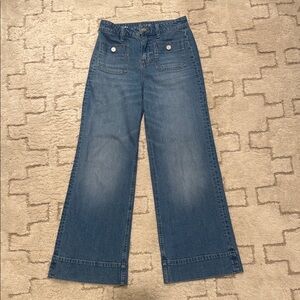 J. Crew Denim Flare Jeans in Classic Blue